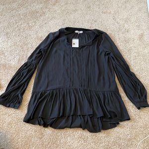 Black never worn blouse with tags